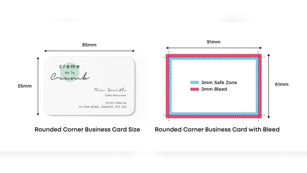 What is Business Card Print Size