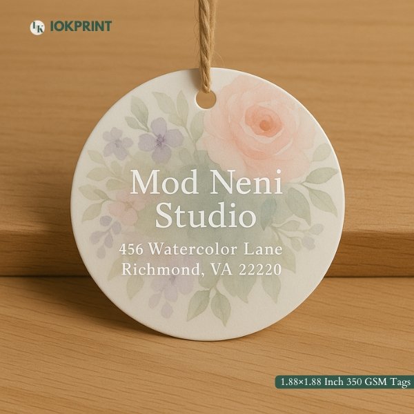 Hang Tag: Small Size (48x48mm -1.88x1.88 Inch)