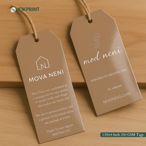 Hang Tag: Large Size (50x102mm -1.96x4 Inch)