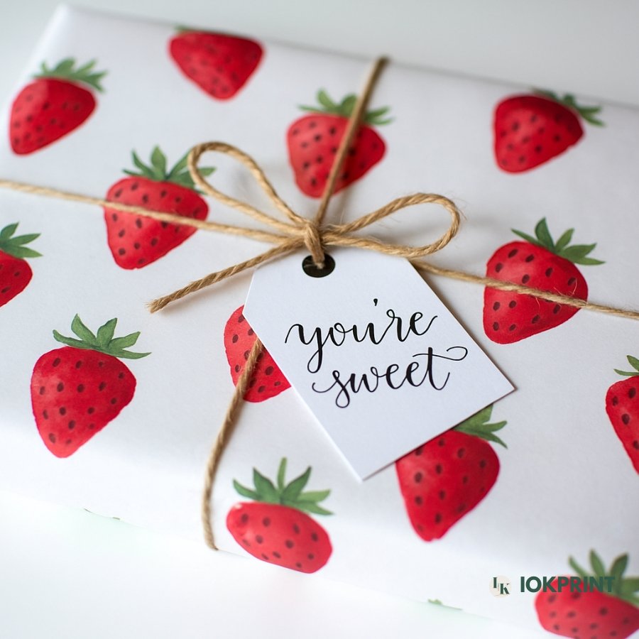 Customized Wrapping Paper Sheets