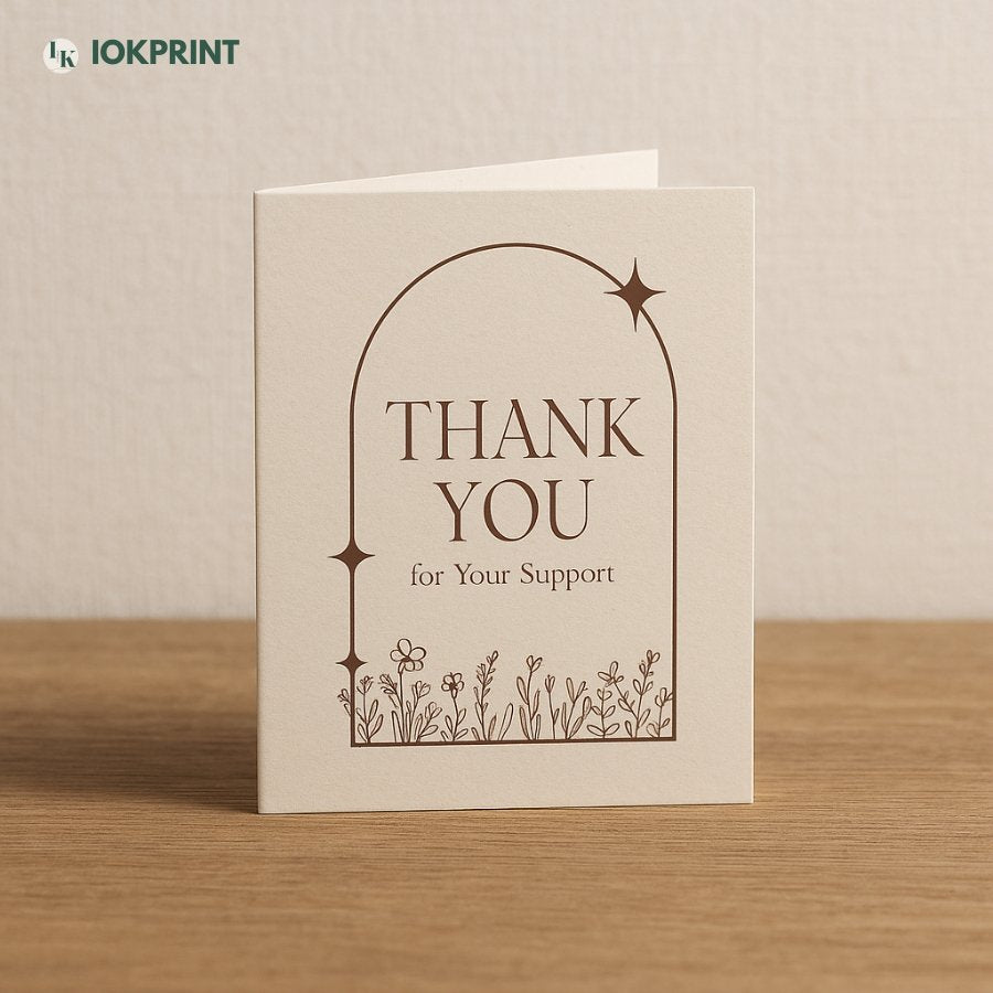 Folded Thank You Cards