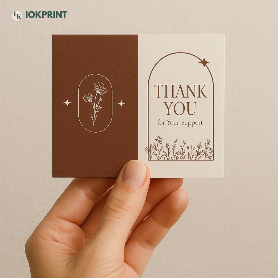 Folded Thank You Cards