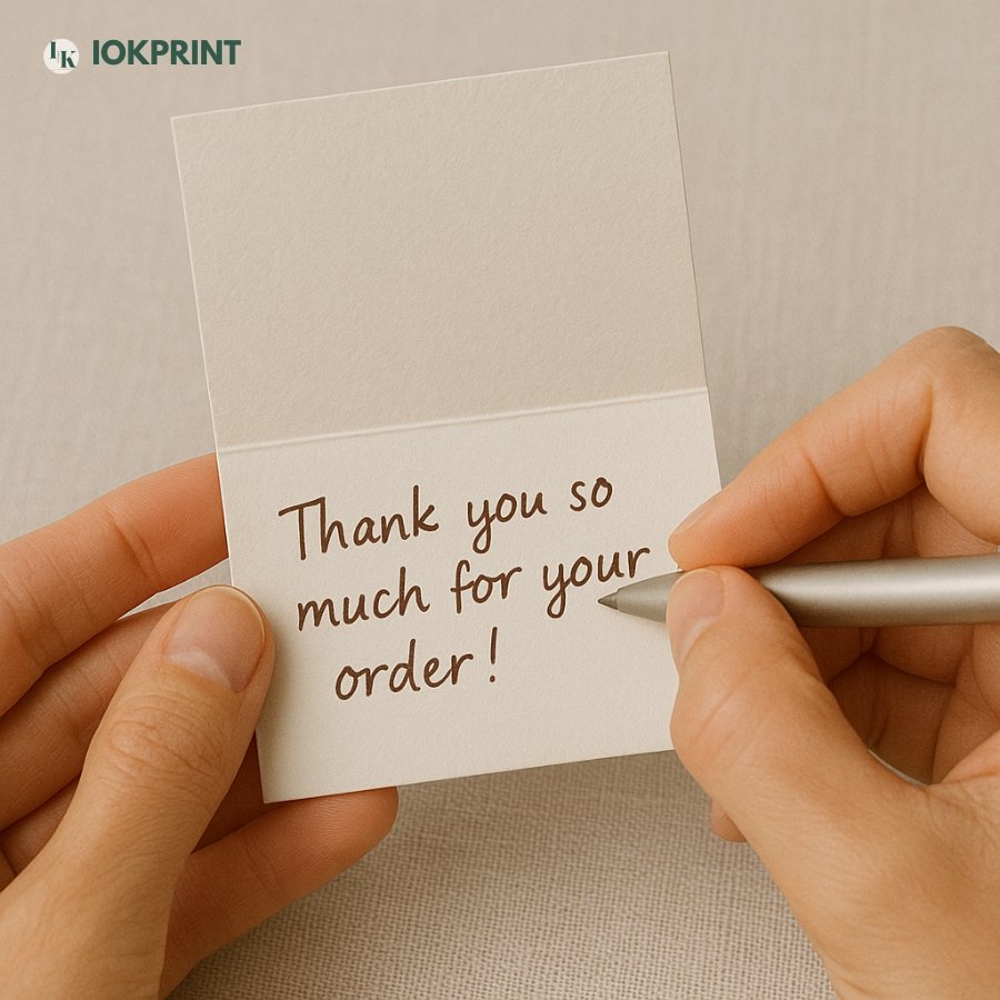 Folded Thank You Cards