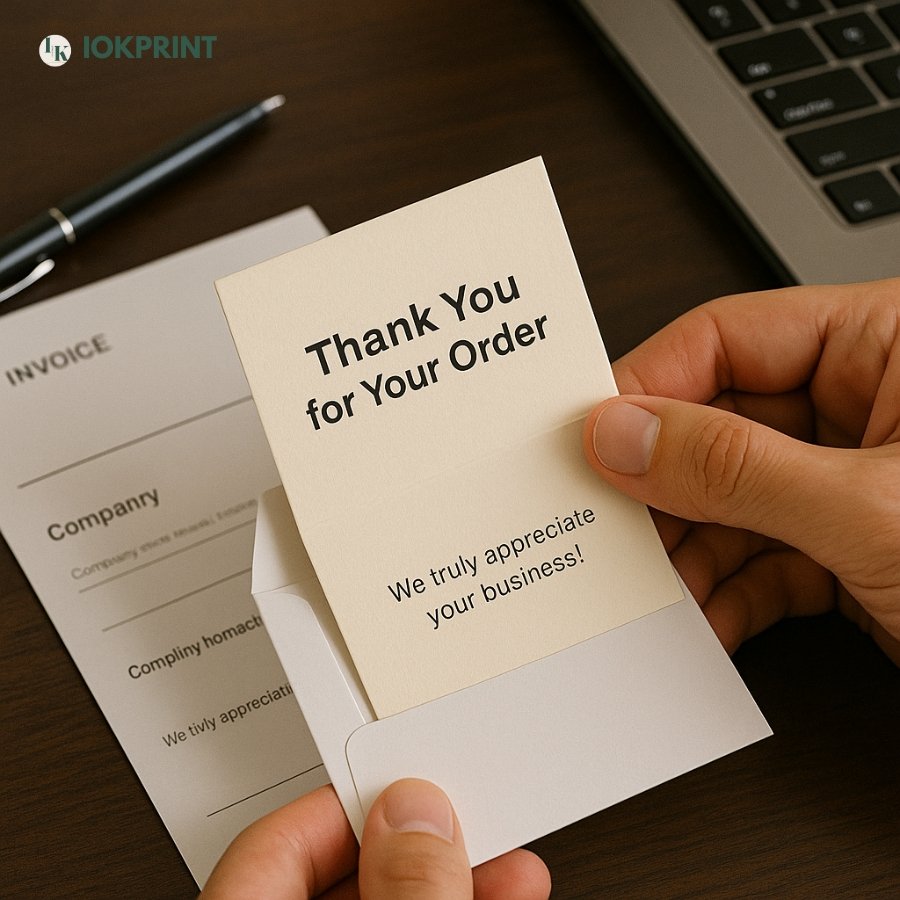 Folded Thank You Cards