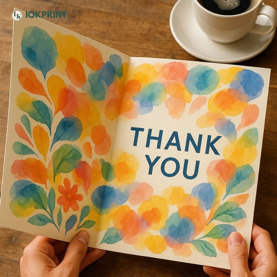 Folded Thank You Cards
