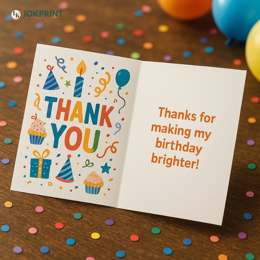 Folded Thank You Cards