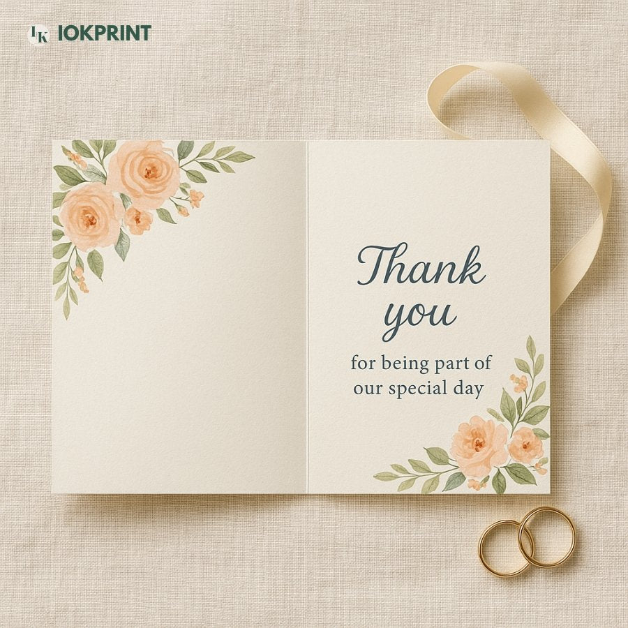 Folded Thank You Cards
