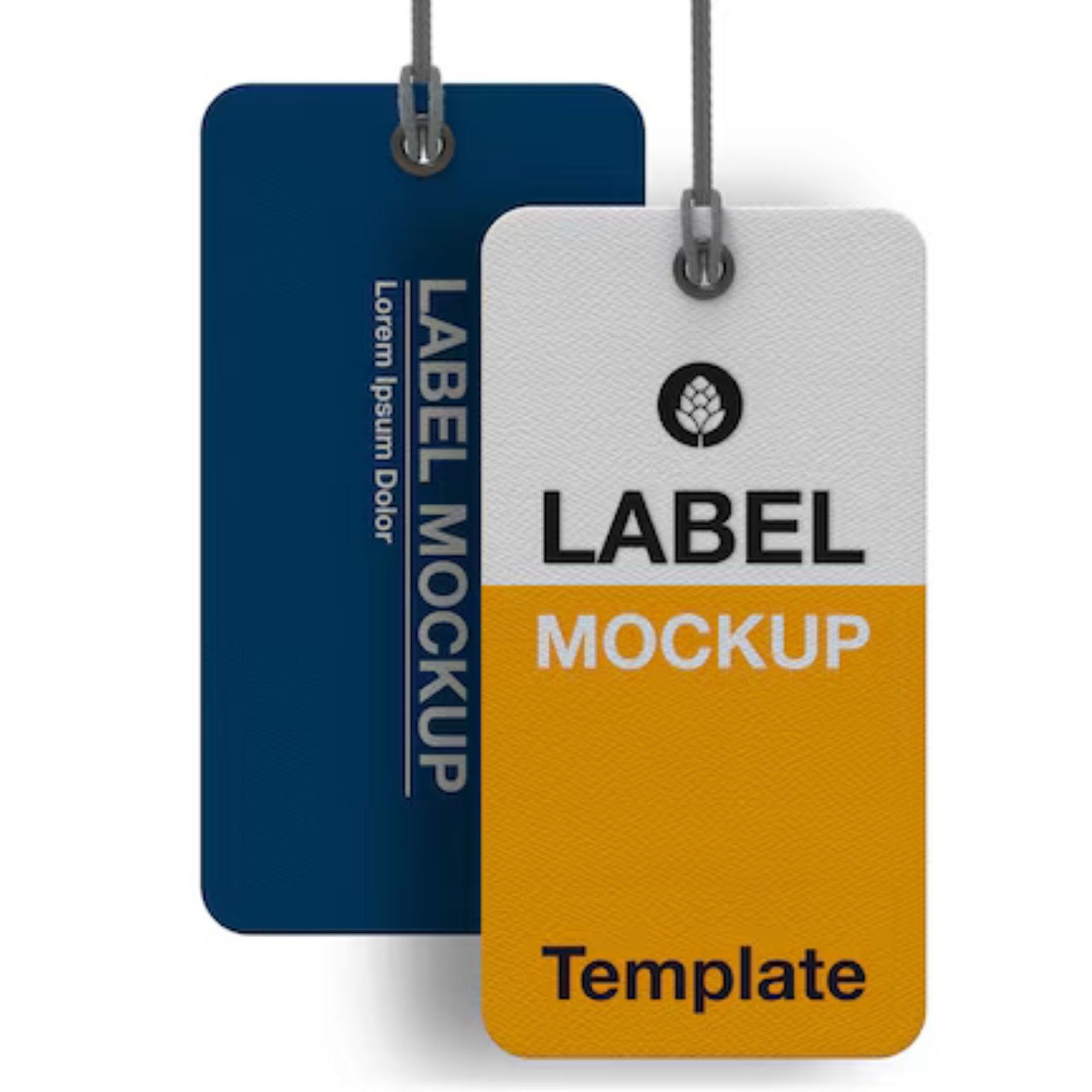 Hang Tag: Large Size (50x102mm -1.96x4 Inch)