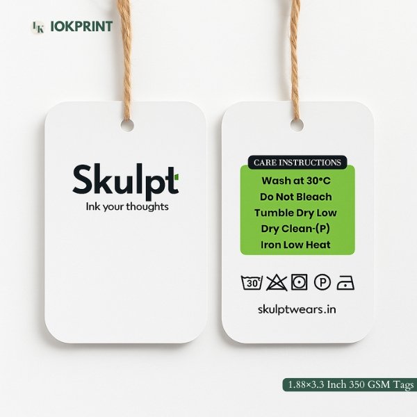 Hang Tag: Medium Size (48x84mm -1.88x3.3 Inch)