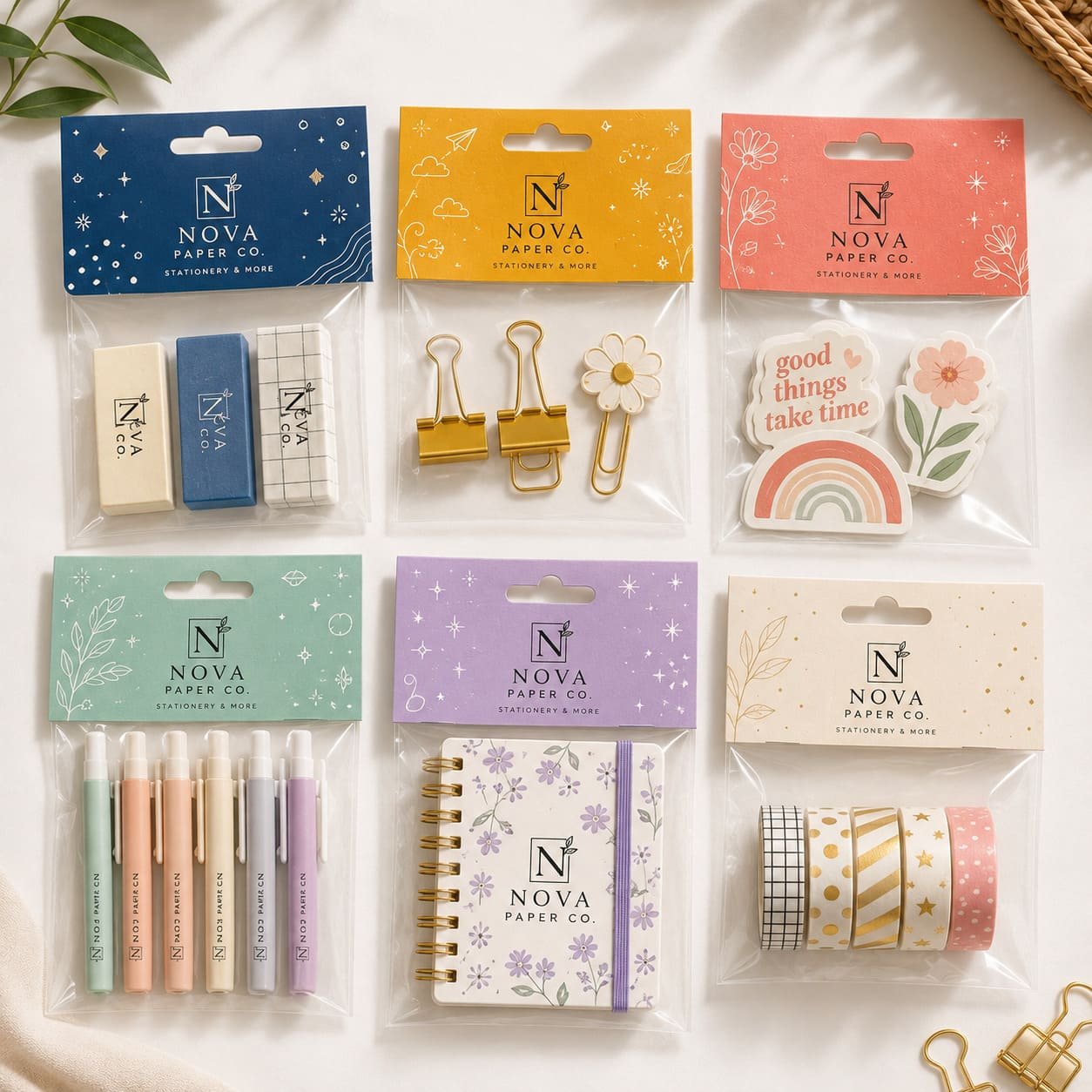 Custom Folded Header Cards