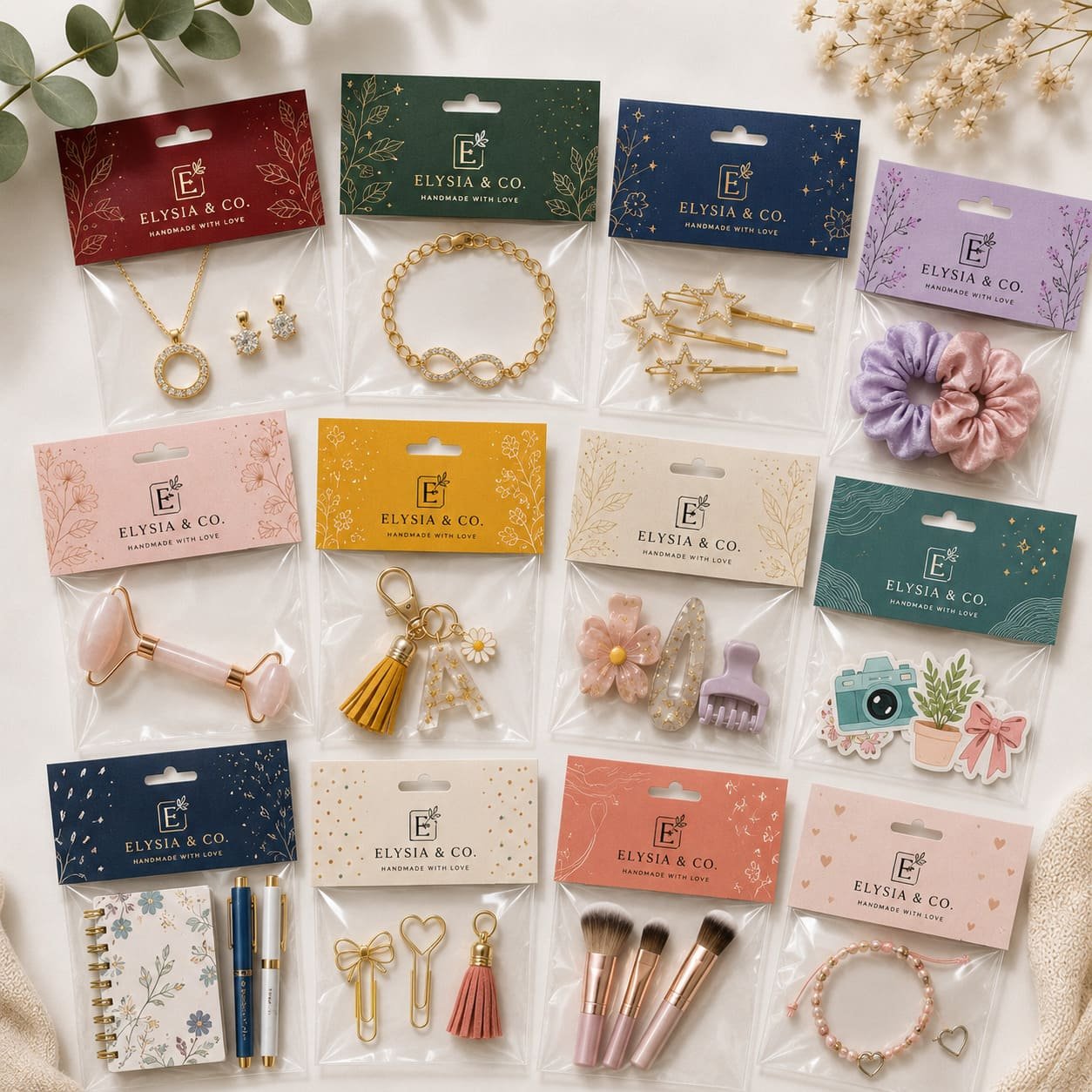 Custom Folded Header Cards