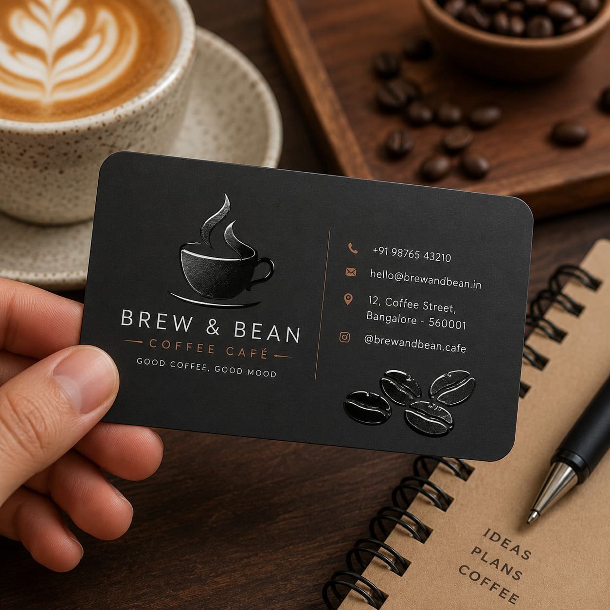 Round Corner Visiting Card