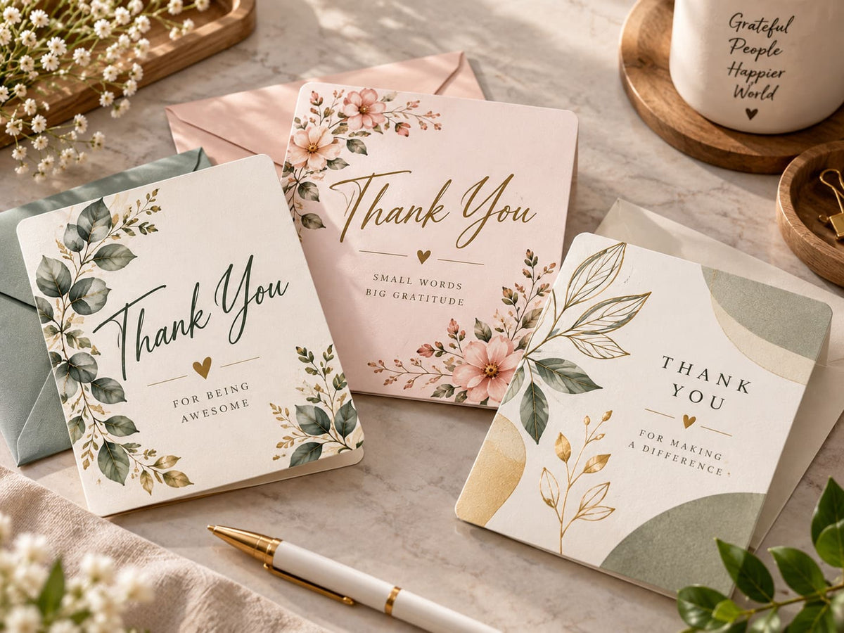 Thank You Cards & Messages – General Appreciation