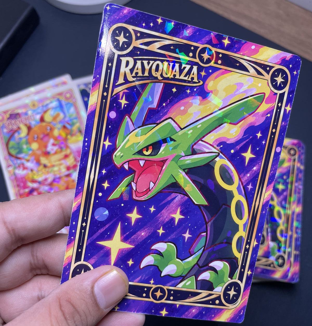 Holographic Sparkle Business Cards