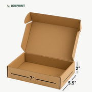 3-Ply Brown Flap Box 7×5.5×2 Inch | Ultra-Durable, Eco-Friendly Corrugated Packaging