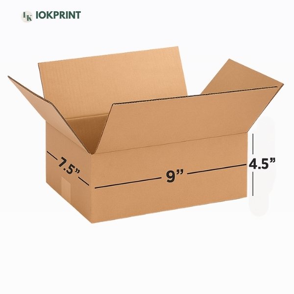 3 Ply Brown Corrugated Carton Box 9×7.5×4.5 inches