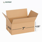 3 Ply Brown Corrugated Carton Box 7×5.25×4.25 inches