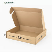 3-Ply Brown Flap Box 13X9X2 Inch | Ultra-Durable, Eco-Friendly Corrugated Packaging