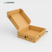 3-Ply Brown Flap Box 4x4x1.5 Inch | Ultra-Durable, Eco-Friendly Corrugated Packaging
