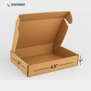 3-Ply Brown Flap Box 4.5x3x1 Inch | Ultra-Durable, Eco-Friendly Corrugated Packaging