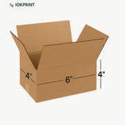 3 Ply Brown Corrugated Carton Box (6X4X4) inches