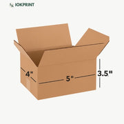 3 Ply Brown Corrugated Carton Box (5x4x3.5) inches