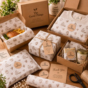 Custom Printed Butter Paper for Gift & Hamper Packaging