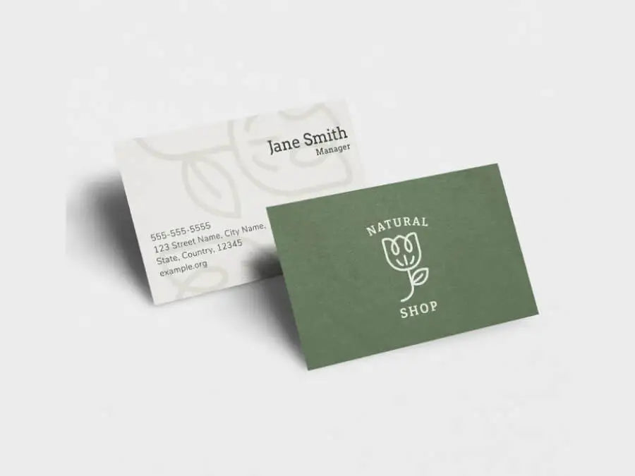 Velvet Touch + UV Visiting Cards