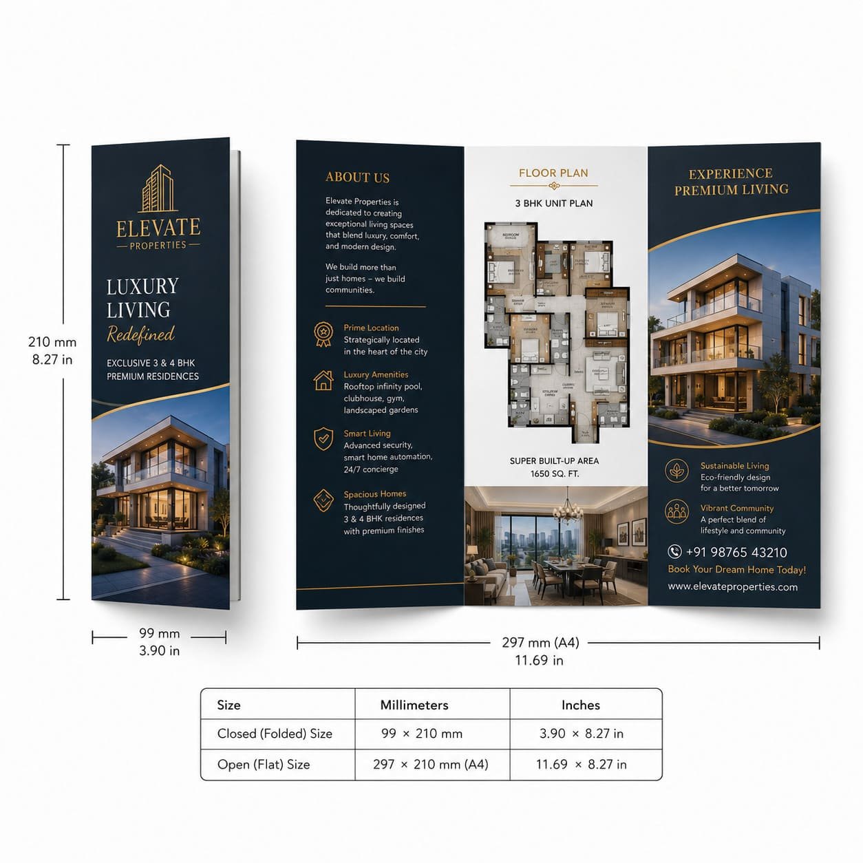 Tri Fold Brochure Printing