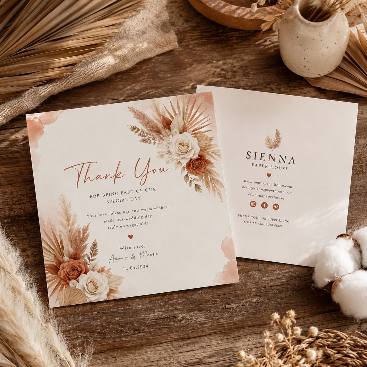 Wedding Thank You Cards