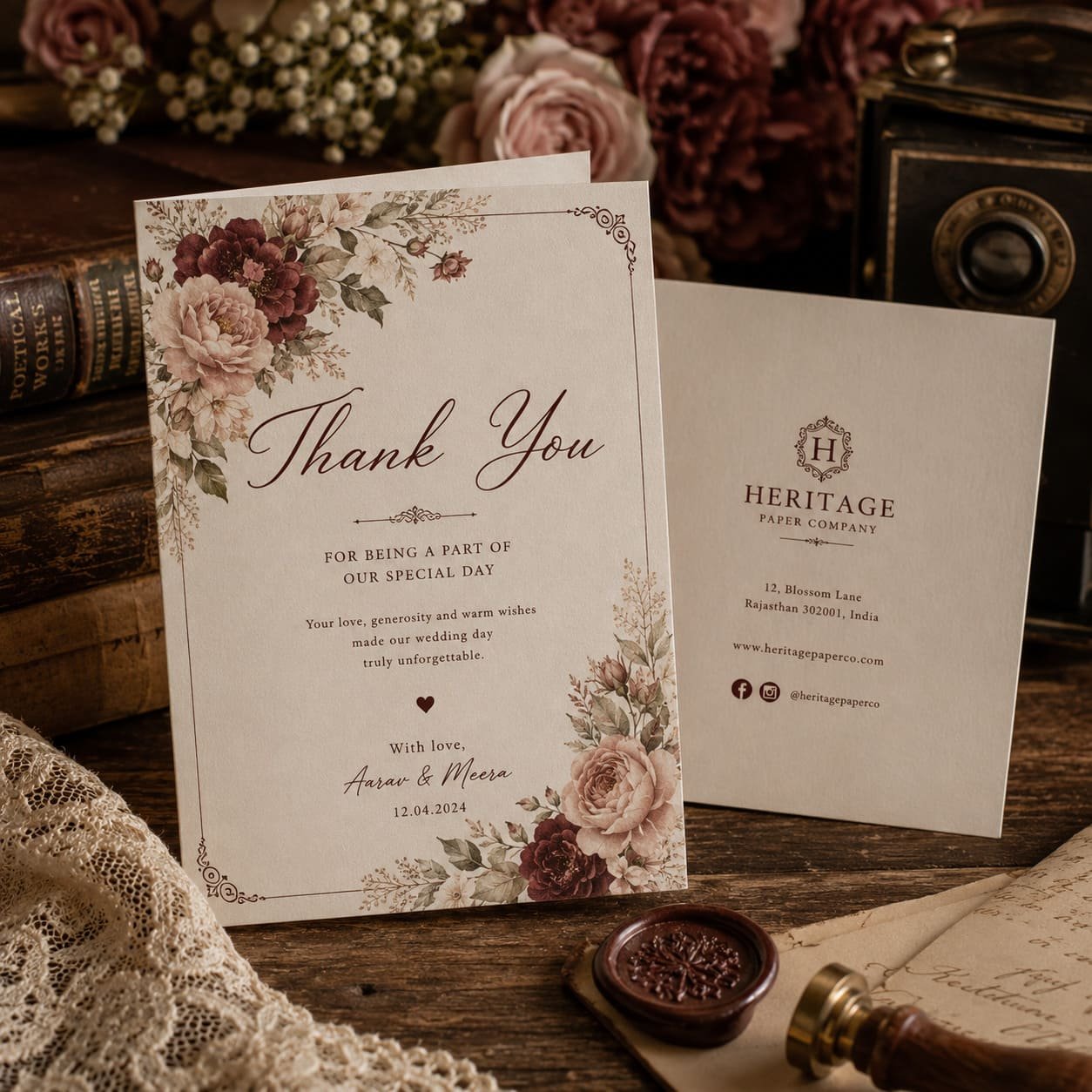 Wedding Thank You Cards