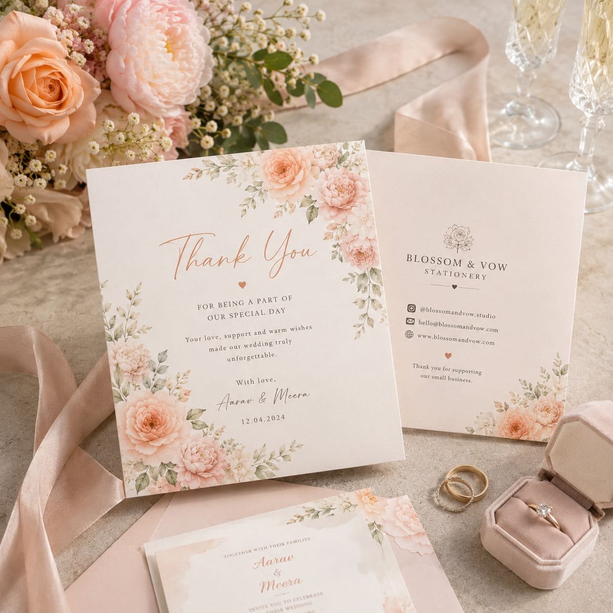 Wedding Thank You Cards