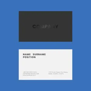 Velvet Touch UV Visiting Cards