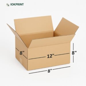 3 Ply Brown Corrugated Carton Box 12x8x8 inches