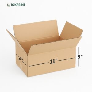 3 Ply Brown Corrugated Carton Box 11x6x5 inches