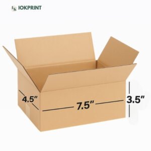 3 Ply Brown Corrugated Carton Box 7.5×4.5×3.5 inches