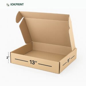 3-Ply Brown Flap Box 13X9X2 Inch | Ultra-Durable, Eco-Friendly Corrugated Packaging