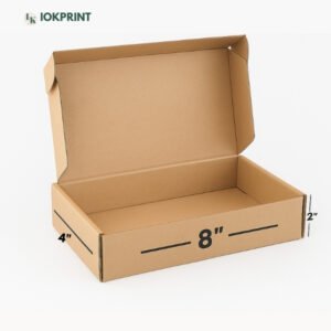 3-Ply Brown Flap Box 8X4X2 Inch | Ultra-Durable, Eco-Friendly Corrugated Packaging