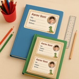 School Notebook Labels – 2x3.5 inch | Premium Name Stickers for Students (Free Shipping)