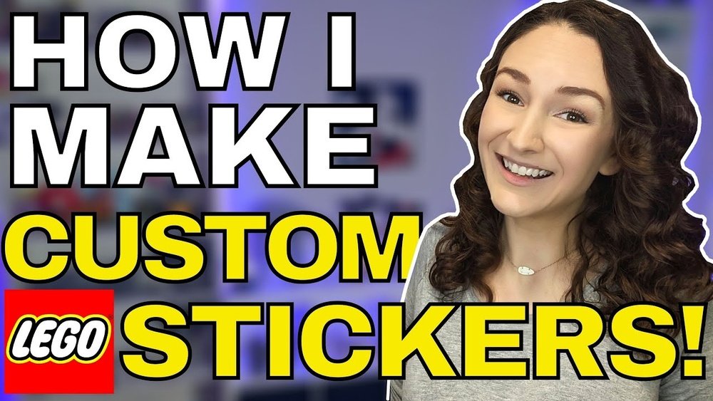 How to Print Custom Stickers for Lego