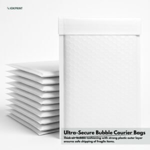 Bubble Courier Bags | Bubble Padded Courier Bags with Strong Self-Adhesive Seal | Waterproof Air Bubble Shipping Mailers for Safe Packaging (India)