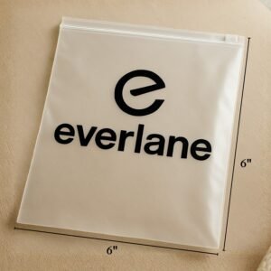 Custom Printed Frosted Slider Zipper Bags-6x6 Inch