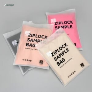 Custom Frosted Slider Zipper Bags