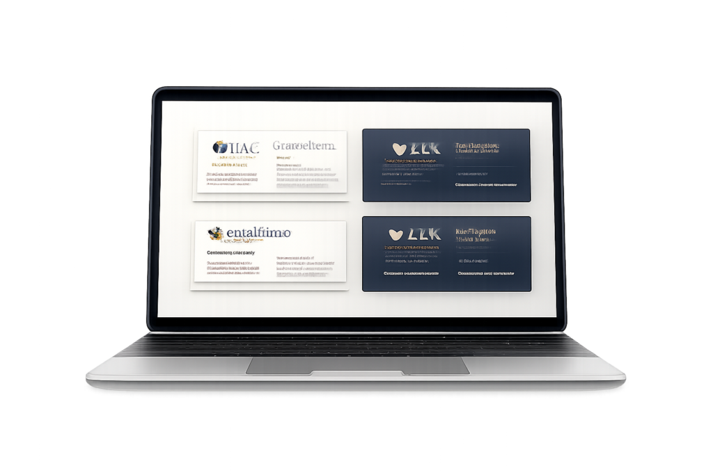 Tax Consultnt Visiting Card