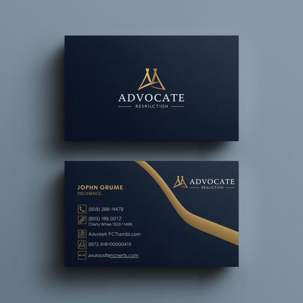Advocate Visiting Card