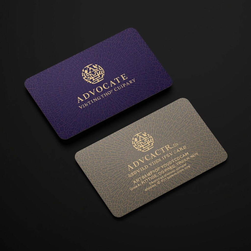 Advocate Visiting Card