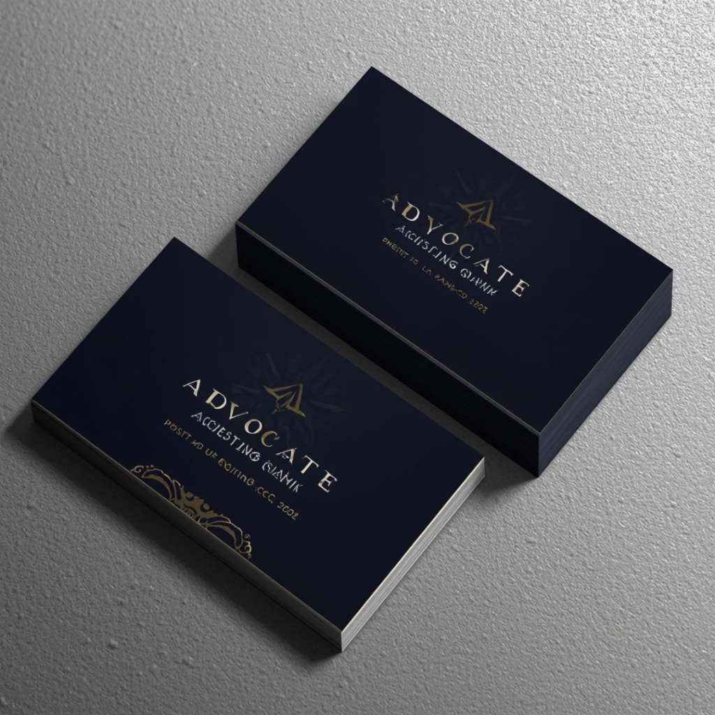 Advocate Visiting Card