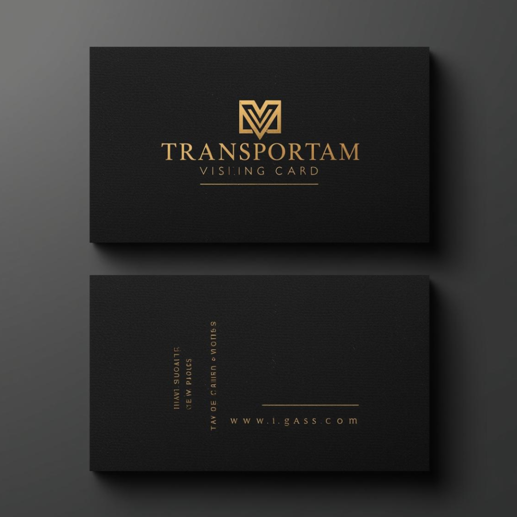 transport visiting card