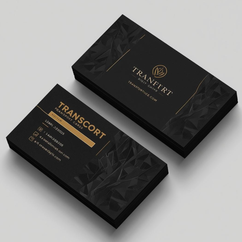 transport visiting card