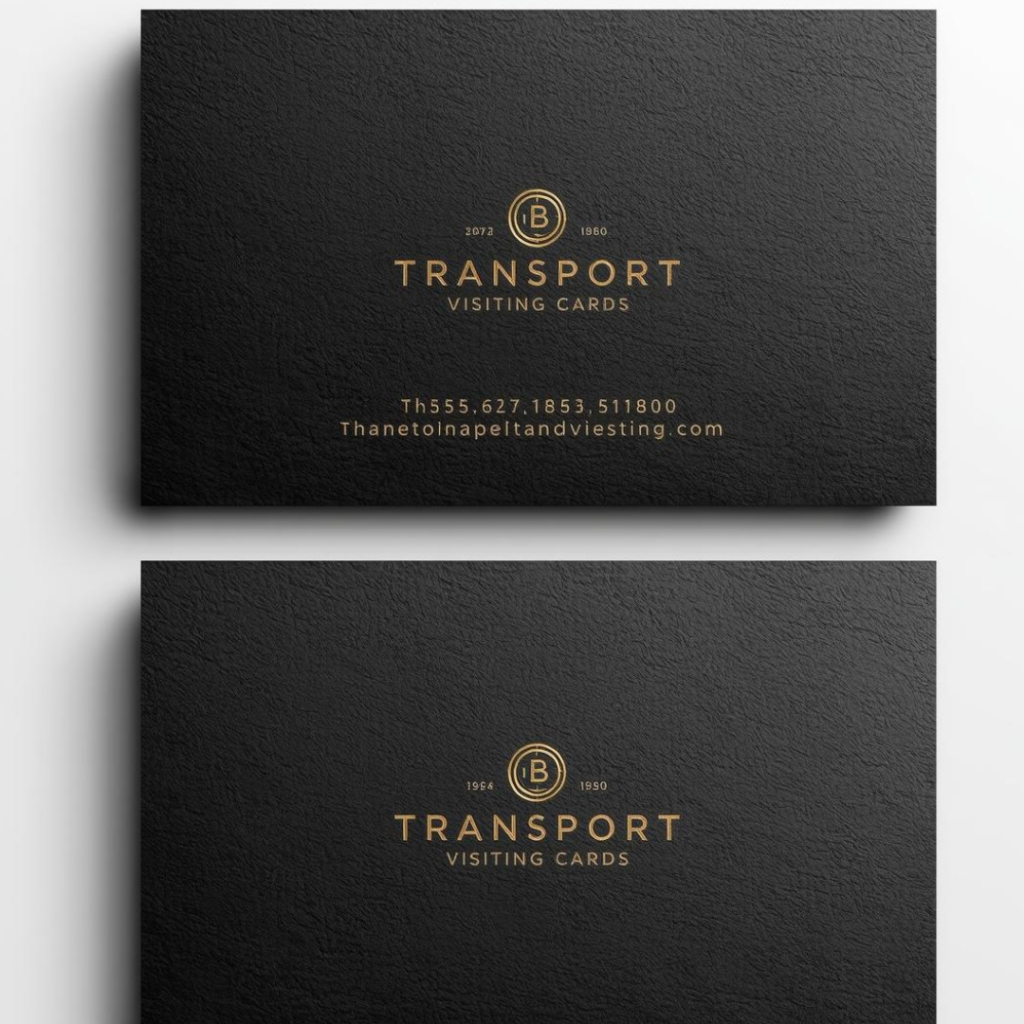 transport visiting card